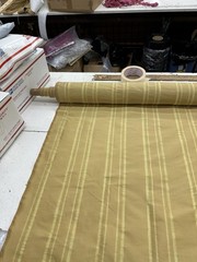 Dupioni Stripes 100% Silk Fabric 54″ Wide, By Yard Sold By The Yard