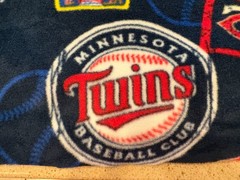 Two Yards of Minnesota Twins Fleece Fabric