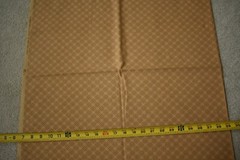 By 1/2 Yd, Tan on Tan Diagonal Print Quilt Cotton, Classic Cottons/1999, P2654