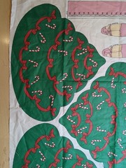 Vintage Daisy Kingdom Fabric Panel Soft Christmas Tree And Stuffed Animal…