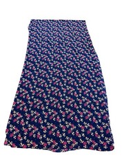 Floral Polyester Fabric 184×45 Navy Pink Ditsy Print Cottagecore