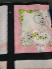 Cotton fabric 3 pieces, Panel Flams Loralie Harris for Loralie Designs: