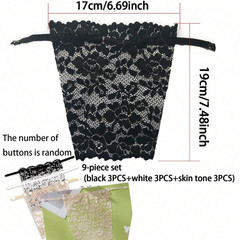1/3pcs Elegant Floral Lace Vest Comfortable Lingerie Vest for Securing Cleavage