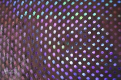 MULTI SEQUINS ON BLACK POLYESTER BRUSHED FABRIC 66X42 INCHES 1.8 YARDS