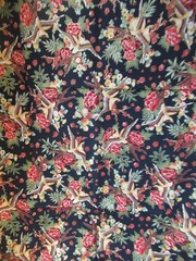 Robert Kaufman Fabrics Imperial Collection Black ORIENTAL COTTON FABRIC 1YX42