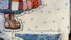 Vintage Holly Hobbie Fabric Panel Pillow Doll American Greetings Cut and Sew