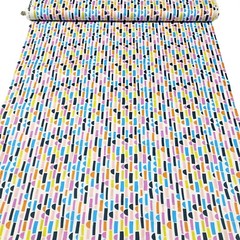 1 Yard Abstract Collage Stripe Bright 209192 Ampersand Design Paintbrush Studio