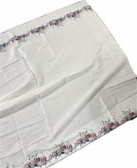 Vtg Daisy Kingdom 1992 Lilacs & Roses Double Border Cotton Fabric 5YD 32IN X 45W