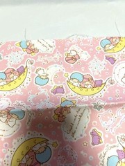 Sanrio Little Twin Stars Kiki & Lala Fabric 100x50cm/39.37×19.68″/1.09×0.54yd