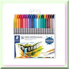 Assorted Color Dual Tip Markers 36 Pack