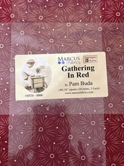 GATHERING IN RED By Pam Buda For Marcus Fabrics – Layer Cake 40 Squares (2 Each)