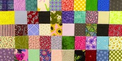 Classic Scrap Pack – 1,000 Pieces – Mixed Sizes No Duplicates – 100% Cotton 5614