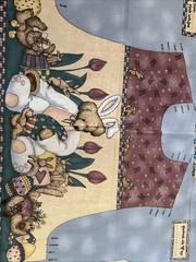 Fabric Panel – Cut & Sew – Adult S-Xl Made With ❤️ Easter Bears Bunny Hares WW