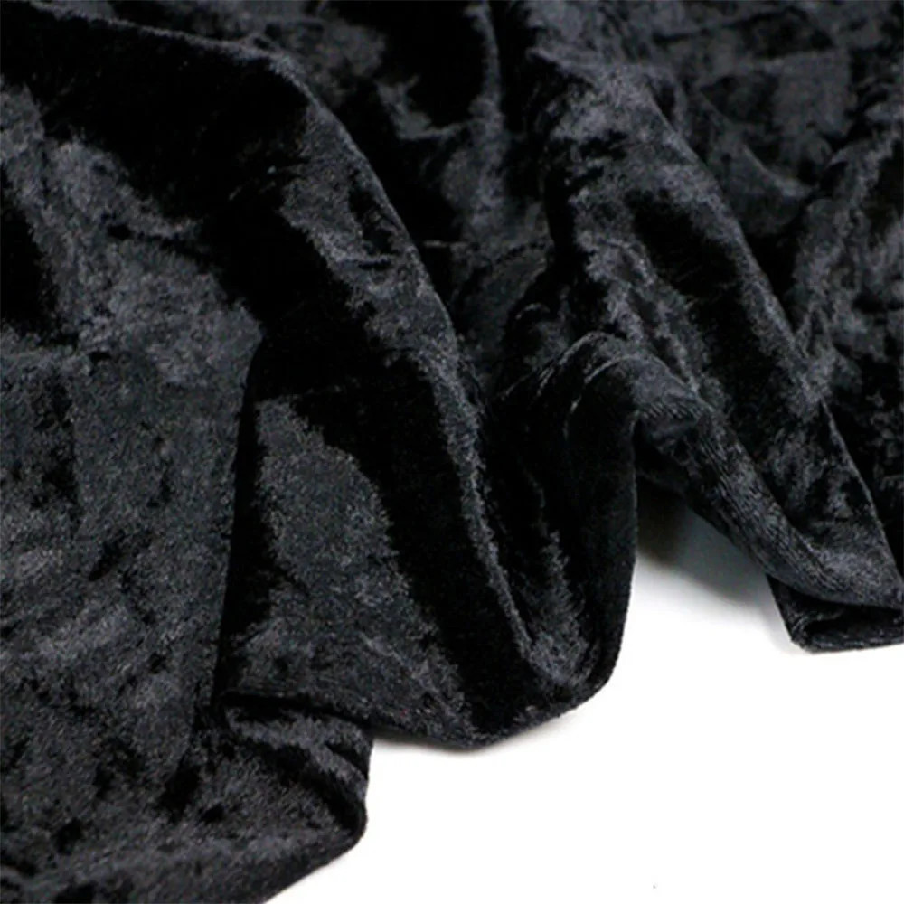 50x160cm Stretch Velvet Fabric fit for Pants Loungewear Curtain Background Cloth