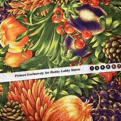 Hobby Lobby Fabric Cotton Quilt Fabric 3 Yard 10 in X 44 in Fall Fruit
