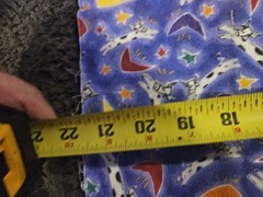 Lot of 3 17 x 22 Inch Animal Print Fabric Cats Turtles and Cows Perfect for DIY