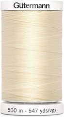 Gutermann Sew-All Thread (501-800) 547 Yards Ivory Each, 800