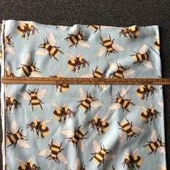 Busy Bee Blizzard Fleece FABRIC Baby blue Per Yard 59″ width 100% polyester