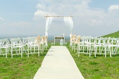 58 Inch Solid Color Chiffon Fabric Rustic Sheer Wedding Backdrop Ivory 10 Yd