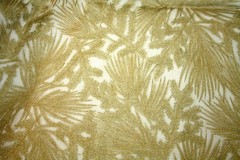 WINTER IMPRESSIONS IN GOLD AND WHITE FROM HOFFMAN – 100% COTTON FABRIC