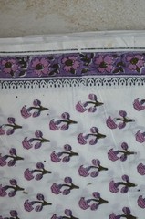 4 Yard New Hand Block 100%Cotton Floral Fabric NO TARRIF CHARGES 100% ✅ZK-102