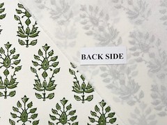BALLARD DESIGNS ANNIE SAGE GREEN GEO FLORAL MULTIPURPOSE FABRIC BY THE YARD 54″W