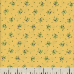 Marcus Fabrics Sheryl Johnson 1800s Civil War Repro Woof & Warp Yellow Green FQ
