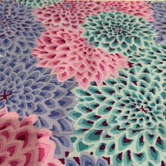 Dahlia Blooms Kaffe Fassett Rowan Westminster Fibers Cotton Quilting Fabric 1 Yd