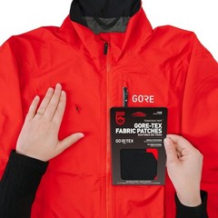 Durable GORE-TEX Fabric Patches: Quick Fix for Jackets & Ski Pants – Black