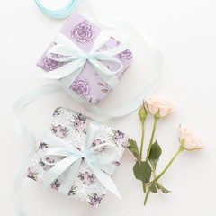 60 Pcs Purple Flower Fabric Squares 10 X 10 Inch Spring Vintage Floral Cotton Fa