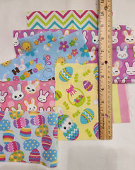 Fabric Scrap Bundle Cotton Quilting & Novelty Prints for Small Projects & Crafts