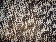 Metallic Copper Foil Sparkle Dots Lycra Stretch ITY Fabric 1 Yard 18 Inches