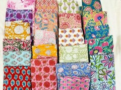 100 pcs Charm Pack Cotton Squares Patchwork Quilting Fabric Bundle Scraps Lot