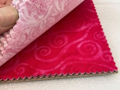 10 Karat Mini Gems Wilmington 24 ct Pinking of You Layer Cake Fabric Q510-11-510