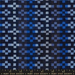 Flowers in Black | Mystic Fable Warp and Weft Wovens | Ruby Star Society