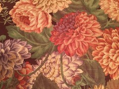 P.KAUFMANN FABRIC DECORATOR WEIGHT FLORAL 180”x 54”