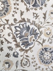 Woven Tapestry Upholstery Fabric Width 56″ (363-14) – By the Yards or 18″ x 18″