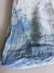 Organic Indigo Dyed Open Weave Linen 57 x 2+ yards – Perfect For Crafting