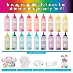 Rainbow Tie-Dye Party Pack with 18 Bottles
