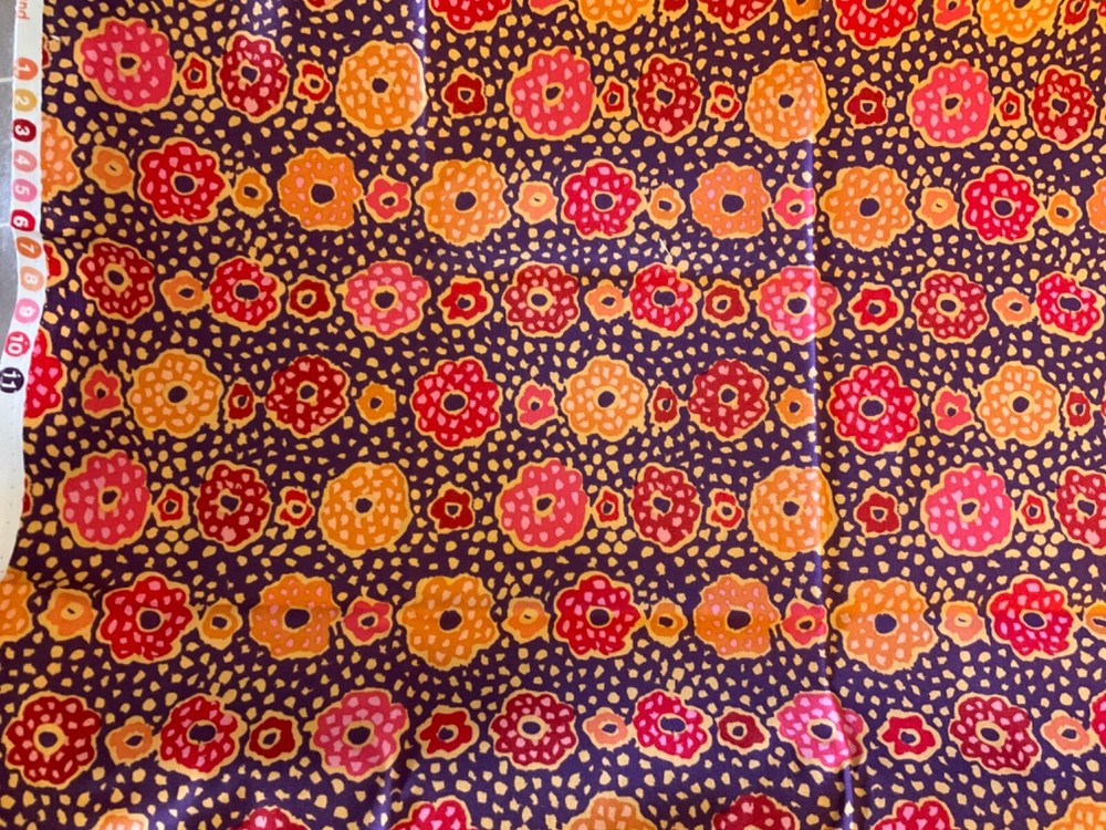 KAFFE FASSETT SAMARKAND purple, ochre GP58 22” X WOF original issue
