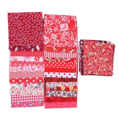 100Pcs DIY Assorted Square Bundle Quilt Quilting Cotton Fabric Sewing Kits