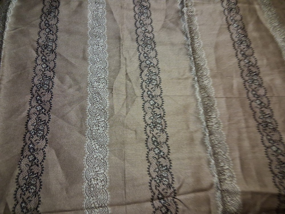 Alternating Solids Floral Patterns Egyptian Cotton Fabric 32″ X 48″