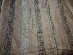 Alternating Solids Floral Patterns Egyptian Cotton Fabric 32″ X 48″