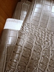 New Upholstery Snakeskin Alligator VINYL Faux Leather Fabric 27×18″ SECTIONS