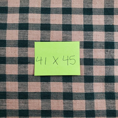Primitive Homespun Plaid Fabric Lot Red Green 2 Pounds 3 Ounces Christmas