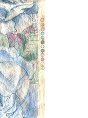 Vintage 1989 Marignan Floral Fabric 1.75 Yds Pastel Roses Cotton