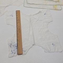 Vintage Linen Scrap Lot For Quilting & Crafting Florals Emroidery Lace Lot X 14