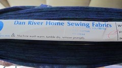 BLUE GREEN TARTAN PLAID W/GOLD METALLIC THREAD-DAN RIVER-BTY- ON BOLT 10 YDS