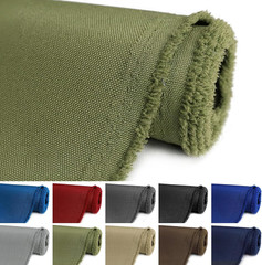 Waterproof Canvas Fabric by the Yard, UV Resistant 600D Outdoor Upholstery Mater
