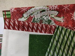 Christmas Poinsettias & Peppermints Wall Quilt Kit by Studio E Fabrics REDUCED